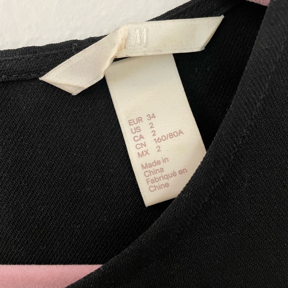 H&M, Size 2, Black - Picture 2 of 2